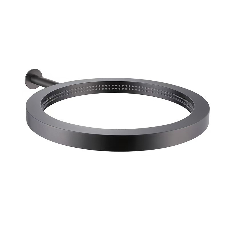 Nuevas cascadas de lluvia volante de lujo alrededor de la pantalla de ducha del baño de pulverización de gran techo para el hogar de la espalda de la cintura y las piernas del conjunto de ducha de mano