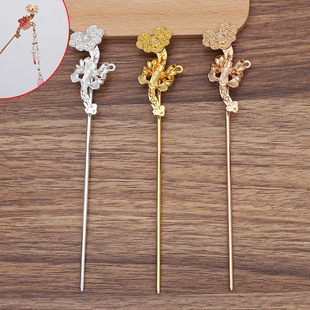 DIY Accessories Palace Step Shake New Ruyi Alloy Hair Stick (12582)