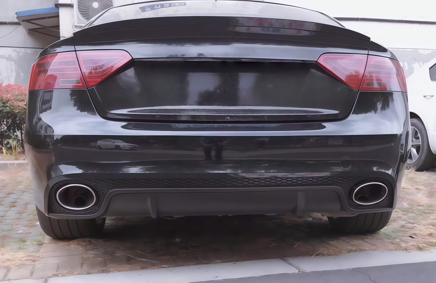 08-16 models, specifically designed for Audi A5 rear bumpers, RS5-style body kit, professional upgrade and modification parts, wholesale