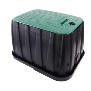 Fabricante suministro de 12 pulgadas 1419 caja de válvula de agua rápida ingeniería de jardín verde caja de válvula solenoide de plástico caja enterrada