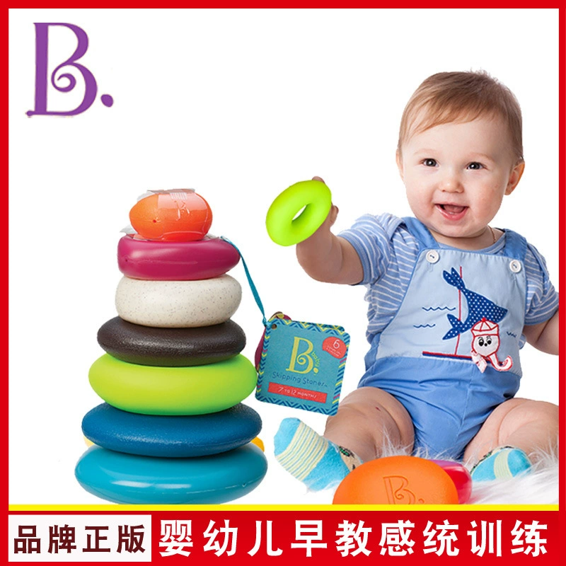 比乐 Tower для младенца, красочный Джenga, игрушка, можно кусать