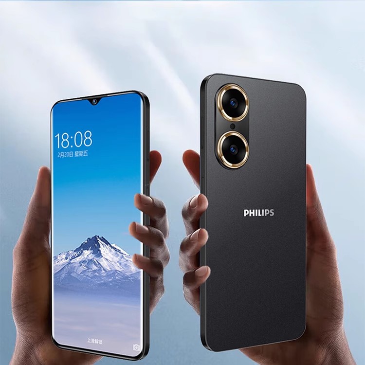 Philips S6505 ultra delgado 4G Netcom gota de agua pantalla completa en espera de larga duración para estudiantes de edad avanzada teléfono móvil S15
