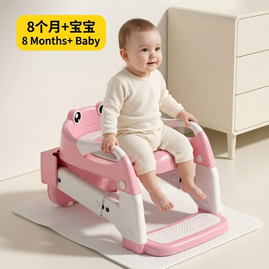 Inodoro infantil escalera tipo escalera asiento de inodoro plegable ajustable 3 - en - 1 inodoro artefacto inodoro infantil image 3