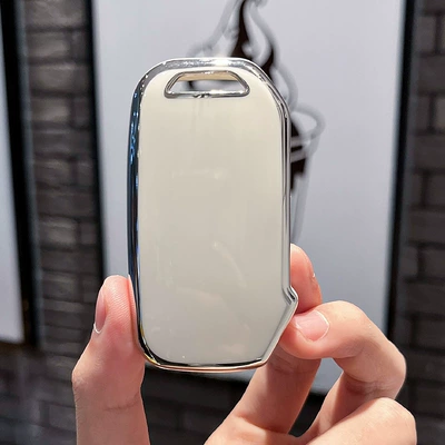 Cross – Car key bag - kia-e-smart-3-key-single-shell-white
