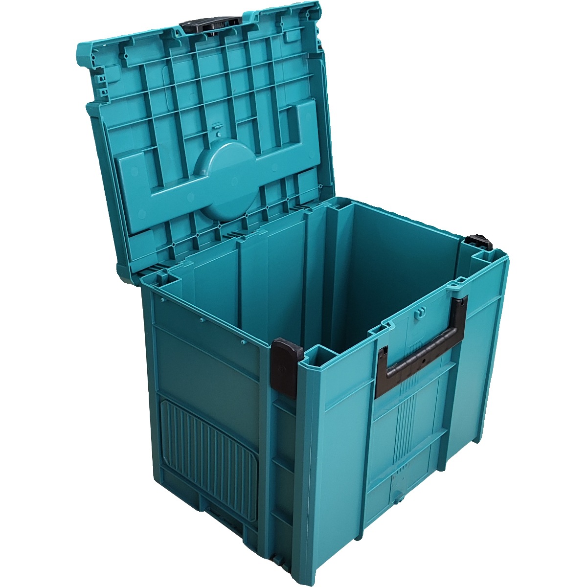 Modular tool storage box (WORX), custom stackable organizer, sizes M1–M4 (400×300×120–340 mm)