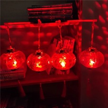 中秋节儿童灯笼手提发光小灯笼新年元宵节喜庆红灯笼批发玩具节日