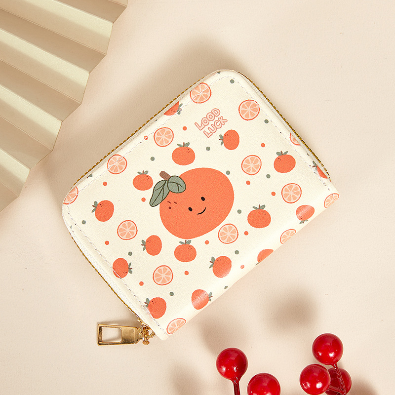 Lindo tarjetero para mujer de gran capacidad ultrafino con múltiples tarjetas, tarjetero compacto, licencia de conducir, bolso de almacenamiento, monedero portátil