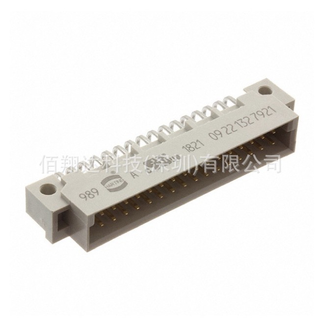 HARTING浩亭09221327921 2A32针 公连接器 波峰焊接接线方式 弯式