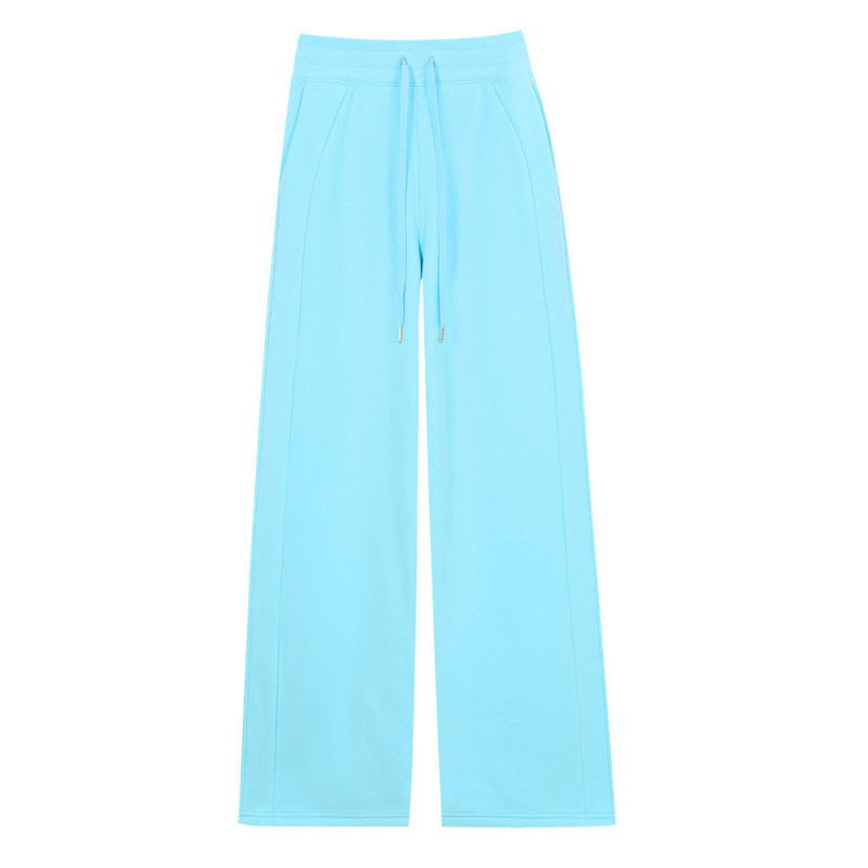 Glazed blue scuba sweatpants / 2 yards