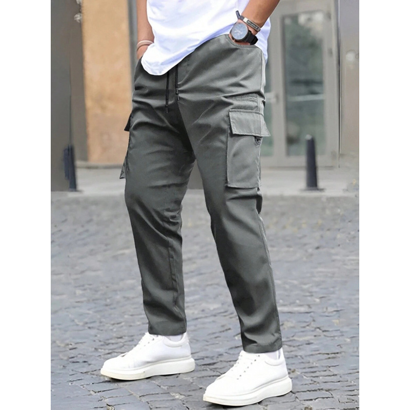 H 25206 American washed loose straight pants 美式水洗直筒长