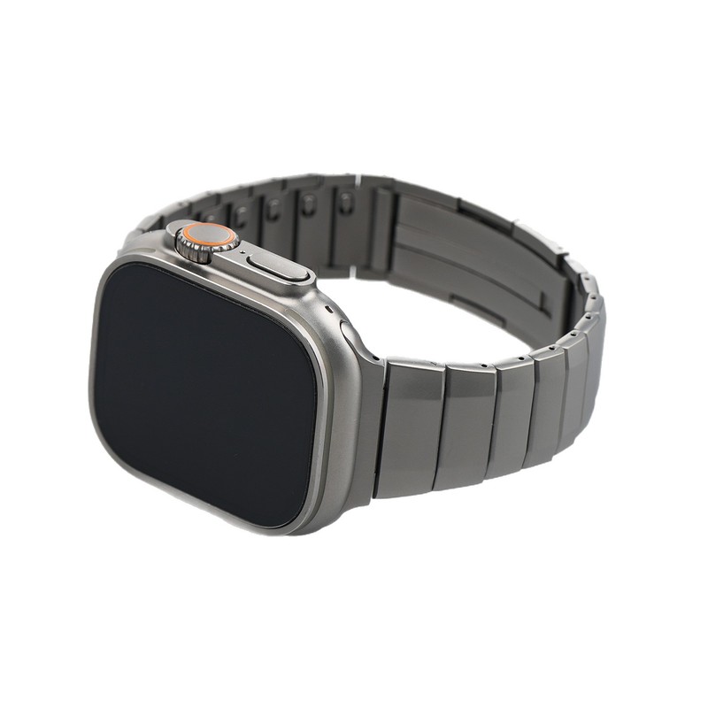 适用苹果applewatch10不锈钢表带iwatchs987Ultra2钛金属金属表带|undefined