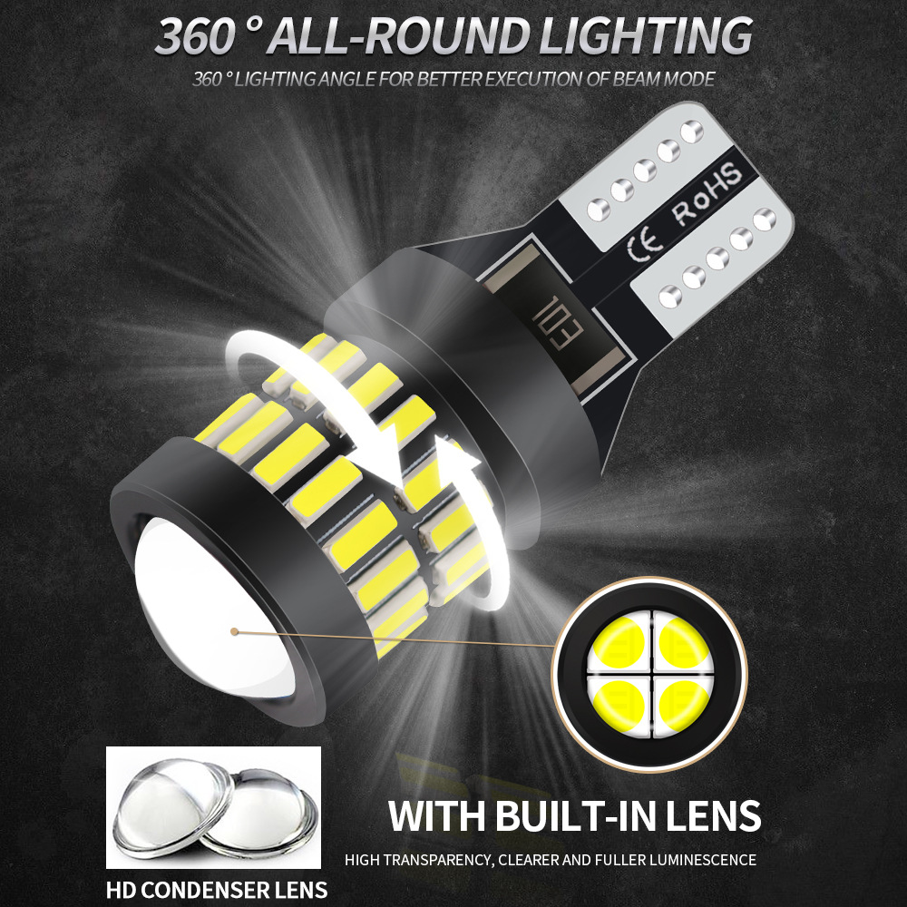 Transfronteriza boutique spot T15 luz de marcha atrás 4014 LED32 + 4SMD amplio voltaje 10 - 30V luz de alta intensidad