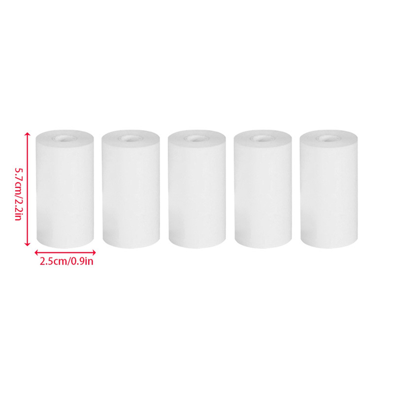 Máquina de preguntas incorrecta Papel de impresión autoadhesivo 57*25 con adhesivo para pegar preguntas incorrectas Uso de etiquetas de papel de impresión Papel térmico