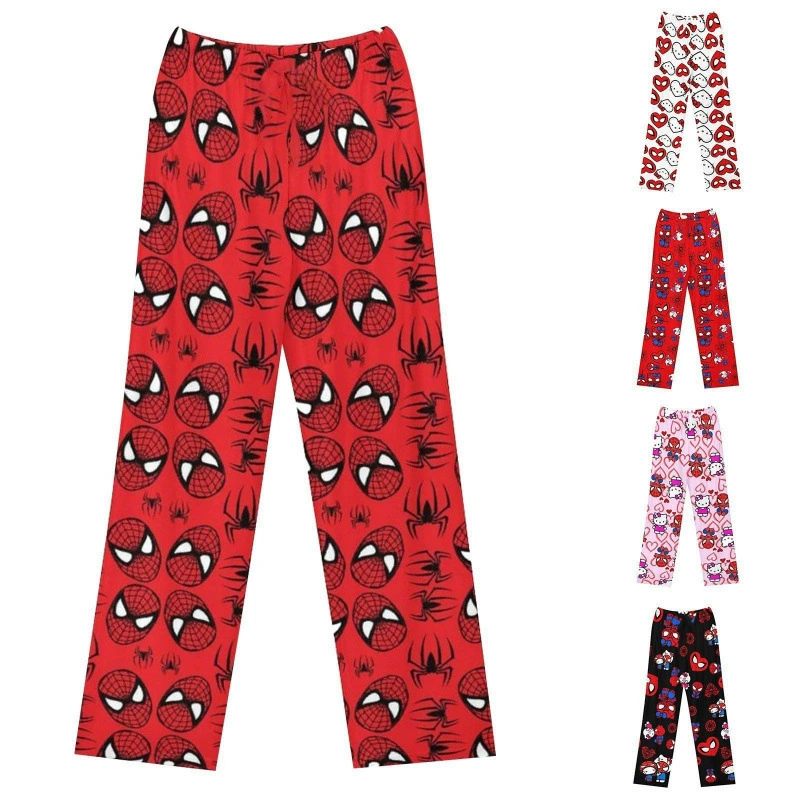 Hello Kitty, летние тонкие брюки с рисунком, импортные, Amazon
