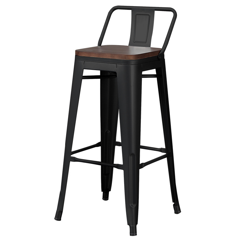 75cm negro-superficie de madera