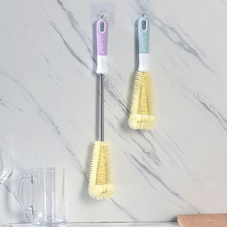 Cup Brush with No Dead Ends, Long-Handled Hard-Bristled Brush for Cleaning Cups and Removing Tea Stains, Multifunctional for Cleaning and Removing Stains Cup Brush with No Dead Ends, Long-Handled Hard-Bristled Brush for Cleaning Cups and Removing Tea Stains, Multifunctional for Cleaning and Removing Stains