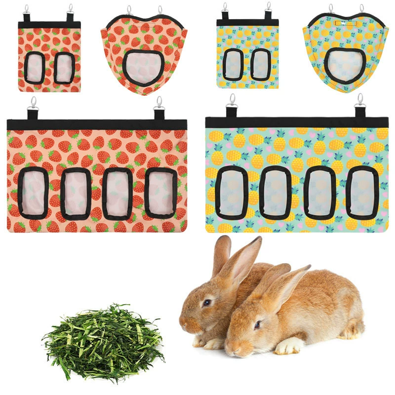 Мешок для кормления домашних животных Кормушка для кроликов подвесной мешок для кормления морской свинки маленький мешок для хранения корма для животных хомяк