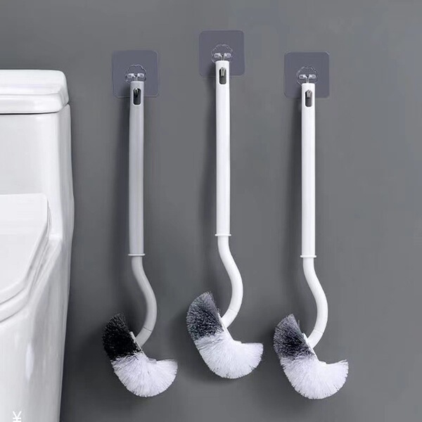 Japanese toilet brush long handle toilet cleaning brush no dead corner wall mounted toilet household multi-functional cleaning brush