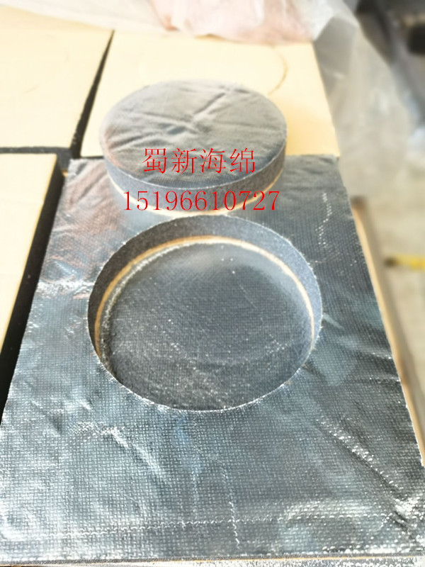 厂家供应黑色阻燃吸音隔音海绵复铝箔隔热海绵阻燃隔音海绵