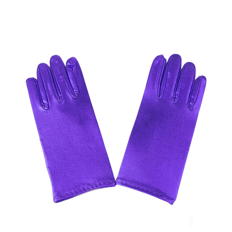 Guantes cortos de cuero sintético elástico estilo Harajuku oscuro, guantes de baile punk, guantes de cosplay, guantes de cuero al por mayor