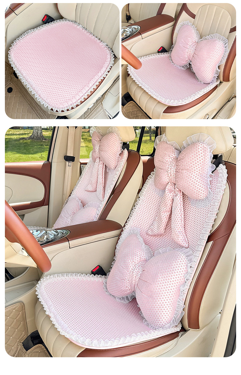 New Car Seat Cushion, Suitable for All Seasons, Light Luxury, High-End Feel, Breathable Car Seat Cushion, Car Decorative Seat Cover
