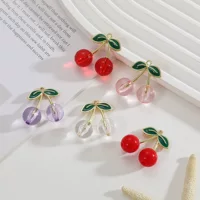 Стерео вишневый сплав капли масла аксессуары DIY ювелирные аксессуары брелок сумка подвеска материал серьги кулон