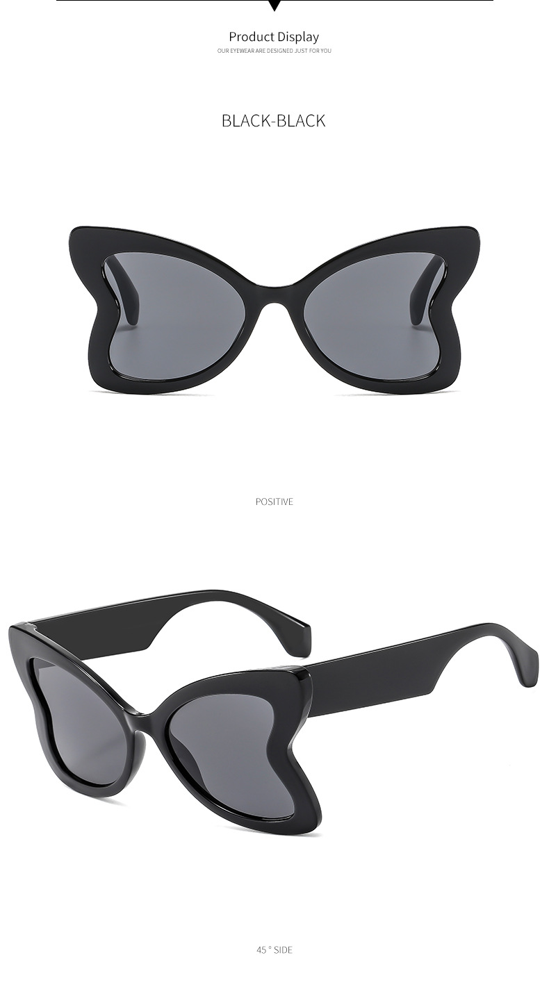 Vlinder zonnebril dames trendy mode street style zonnebril_voghion.com