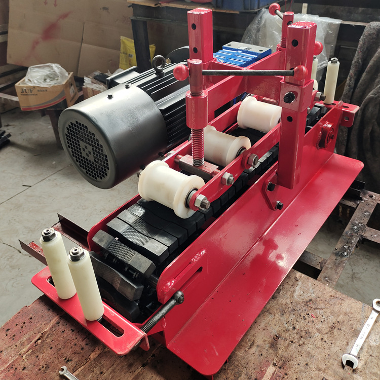 湖南长沙电缆传输机隧道电缆输送机桥架线缆推缆机180电缆送缆机