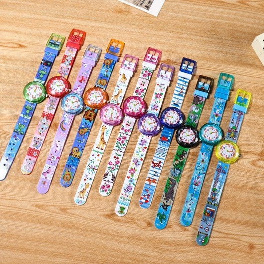 Cartoon Animal Jelly Silicone Pointer Children's Watch Student Men's and Women's Watch