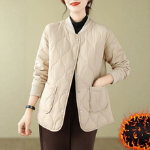 白枕鹤意大利品牌加厚保暖棉服外套女冬季洋气减龄显瘦宽松休