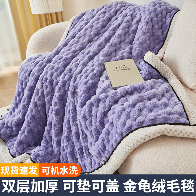 Invierno de invierno grueso mantas cálidas mantas de seda de cama de cama de cama de seda de seda de seda de coral