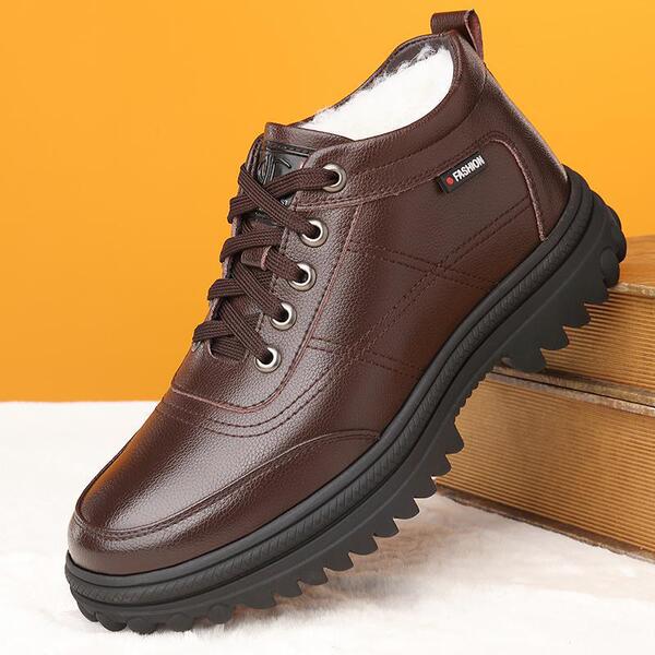 Winter cotton shoes for men