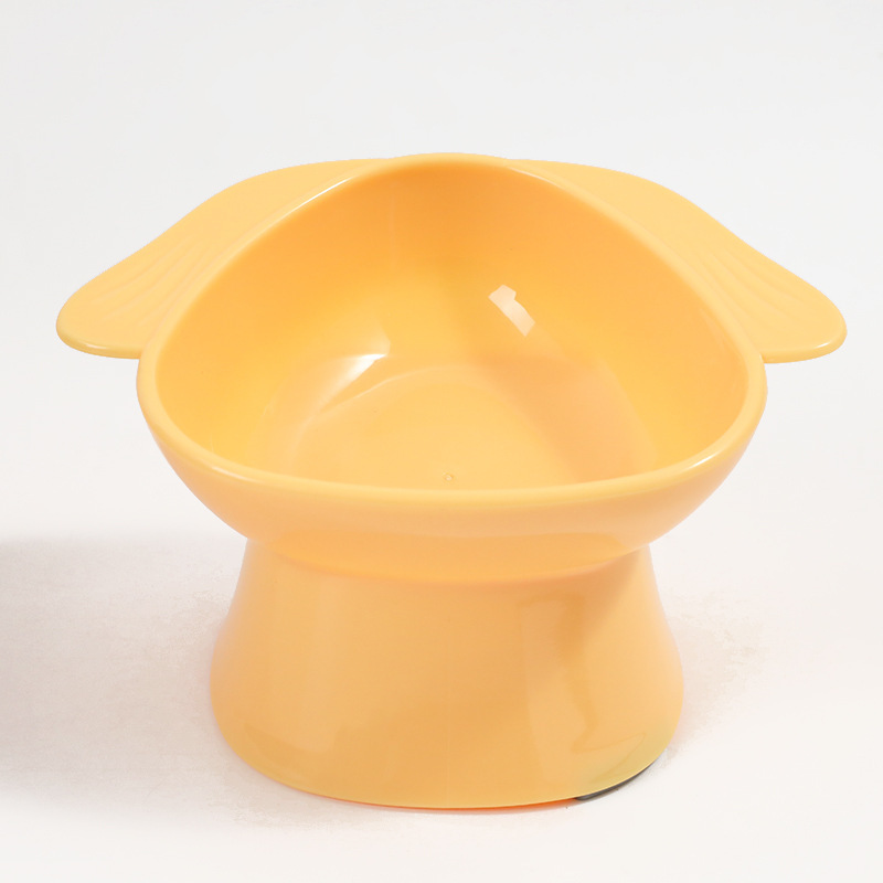 Cuello para gatos original de Hawo Cuenco para gatos Macaron Cuenco para patas de elefante de gran calibre Cuenco para gatos Cuenco para mascotas de plástico alto