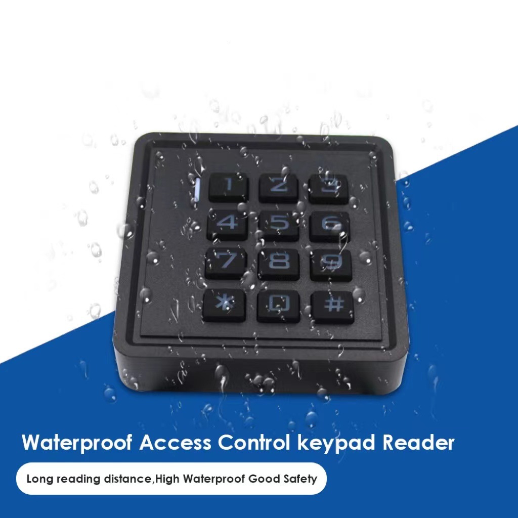 室外防水防雨门禁读头 ID/IC读卡器 密码读头韦根26/34门禁读头