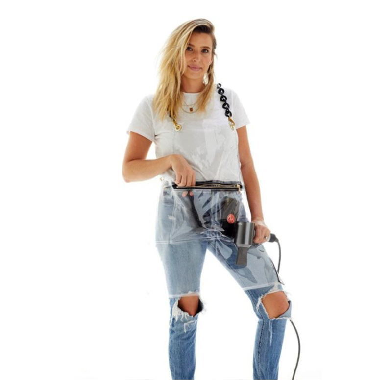 Cross-border TPU delantal pintura artista Barber ropa de trabajo a prueba de aceite anti-fouling delantal acuático fábrica al por mayor