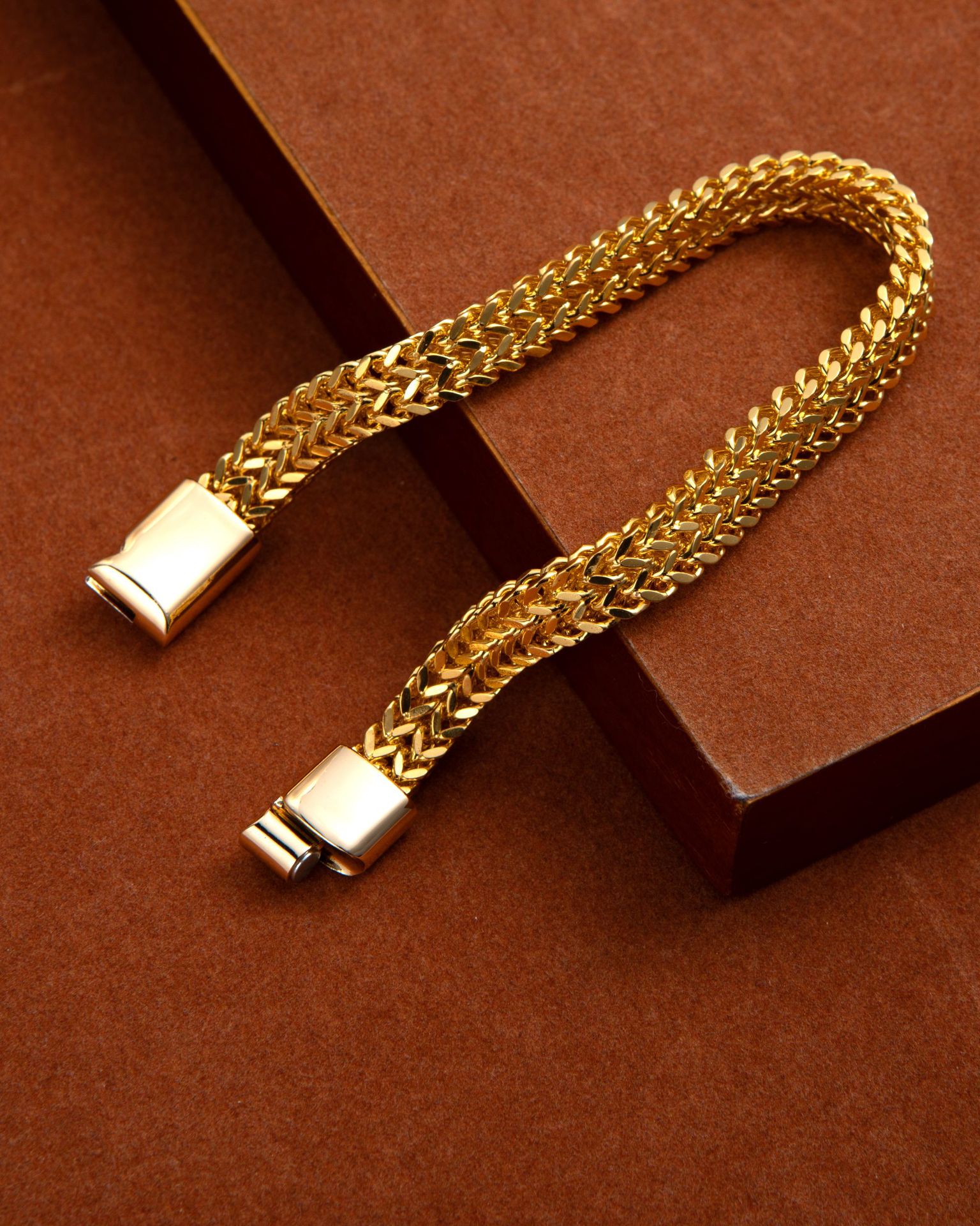 20g Weight Chain Bracelet Classification Alloy Chain Material Cuban Link Chain Curb Chain, foxtail chain Chain Type 1 Piece Quantity Daily Occasion Alloy Material Solid Color Pattern All Seasons Season Men's Gender Plating Design Casual, Hip-Hop Style Casual Hip-Hop Solid Color Alloy Plating Men's Chain Bracelet Men's Chain Bracelets 11
