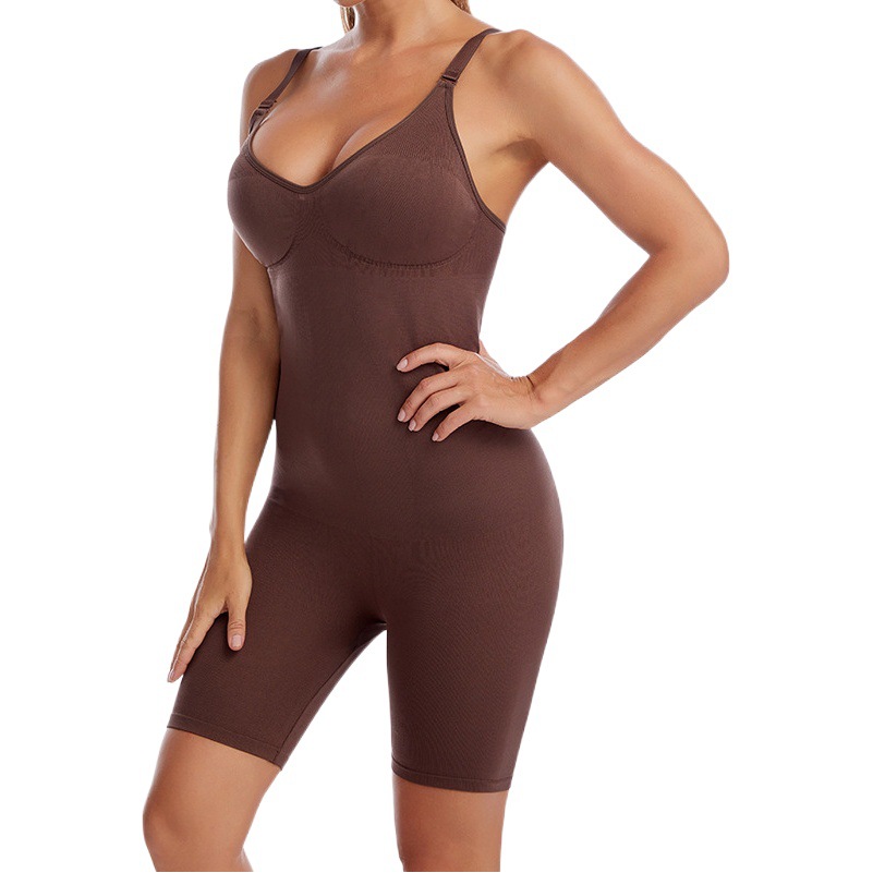 Cuerpo transfronterizo que forma la ropa interior de una sola pieza europea y americana más el tamaño sexy ropa interior vestido tubo superior vientre que forma el sujetador de la correa del cuerpo