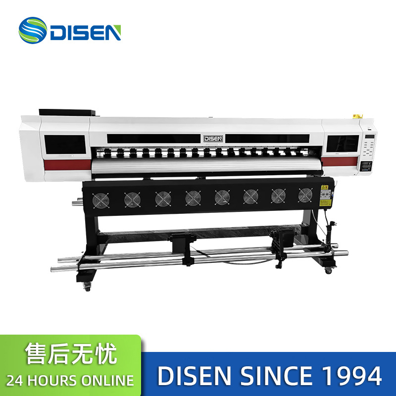 1.8米双头旗帜机热升华印花机 横幅一体机直喷条幅机印刷机打印机