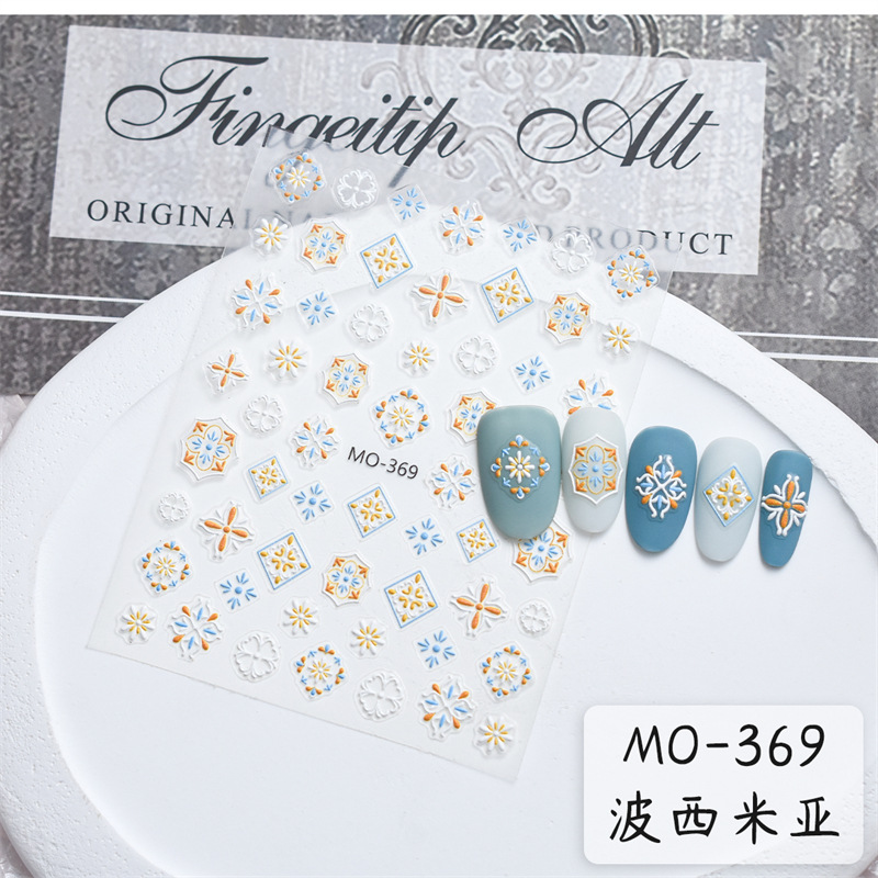 Pegatinas bohemias en relieve MO-369