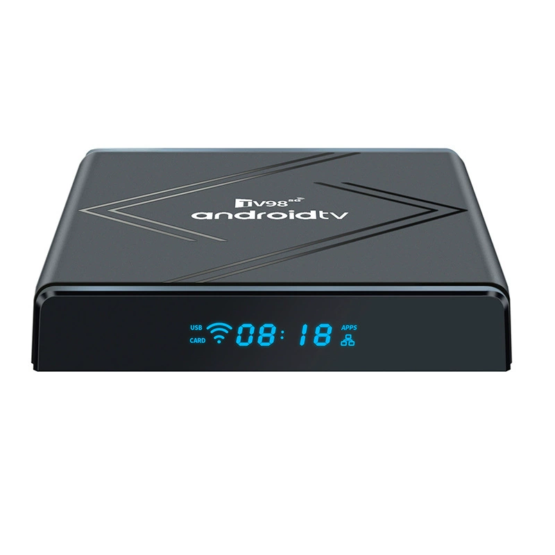 Приставка TV98ATV PRO PLUS с Android 14, двойной диапазон 2.4/5G, Wi-Fi Bluetooth, голосовой сетевой плеер