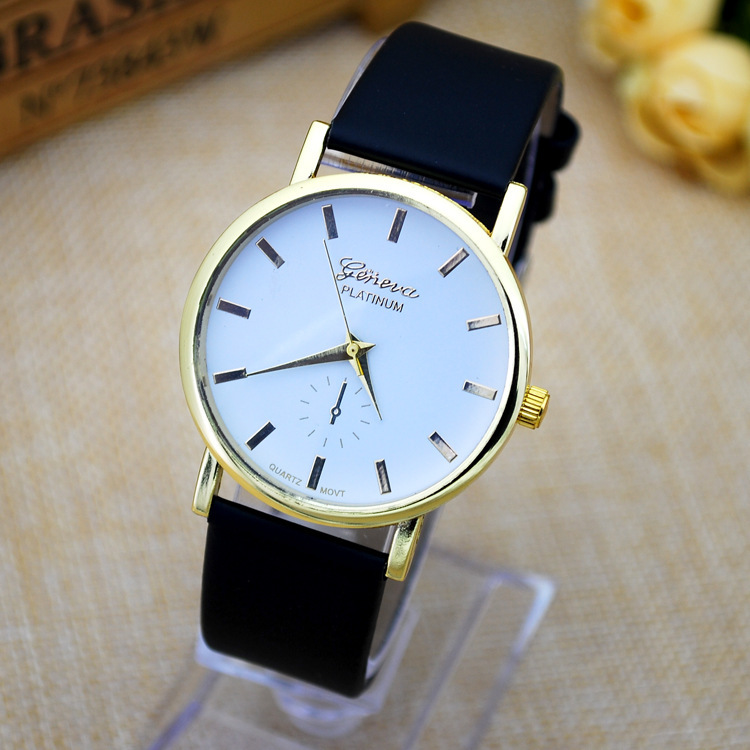 Leather Strap Watch Image 1