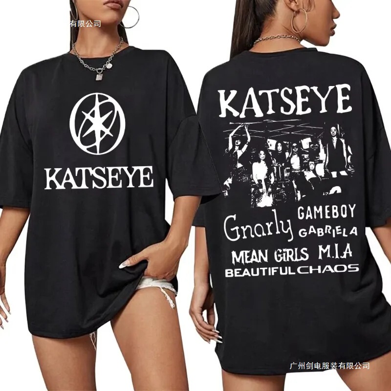 Kpop Katseye Beautiful Mess Graphic T-Shirt Fashion Men/Women O-Neck Short Sleeve Oversized Summer Casual T-Shirt Streetwear Kpop Katseye Beautiful Mess Graphic T-Shirt Fashion Men/Women O-Neck Short Sleeve Oversized Summer Casual T-Shirt Streetwear