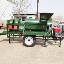 出口柴油款脱粒机大型多功能小麦水稻全喂入脱粒机玉米撕皮脱粒机