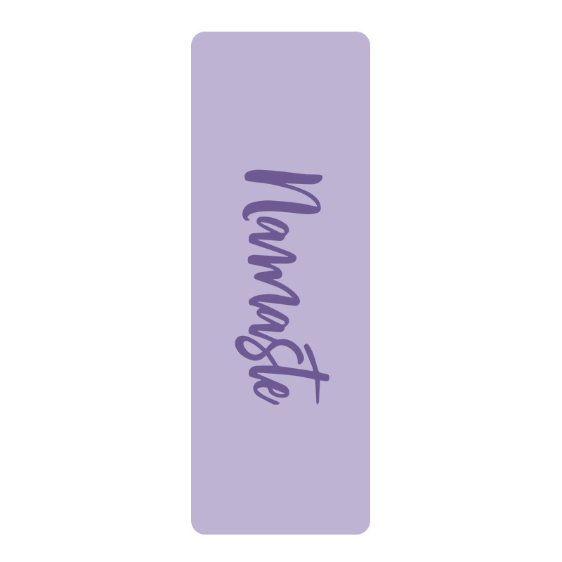 Namaste Version Pu Natural Rubber Yoga Mat Non-Slip Sports Fitness Mat Thickeneded Tycoon Mat Home Wholesale Namaste Version Pu Natural Rubber Yoga Mat Non-Slip Sports Fitness Mat Thickeneded Tycoon Mat Home Wholesale