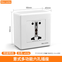 ���Q�����s��16A�������ʽ��˶๦�����׎�USB�������ڰ��b��ɫ