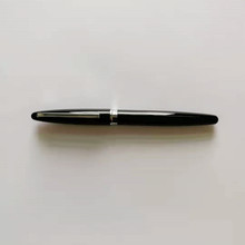 工厂批发黑亮黑漆宝珠笔钢笔水笔签字金属墨水笔广告笔