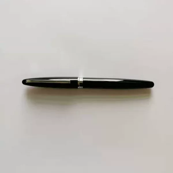 Factory Wholesale Black Bright Black Paint Ballpoint Pen Pen Water Pen Signature Metal Ink Pen Advertising Pen