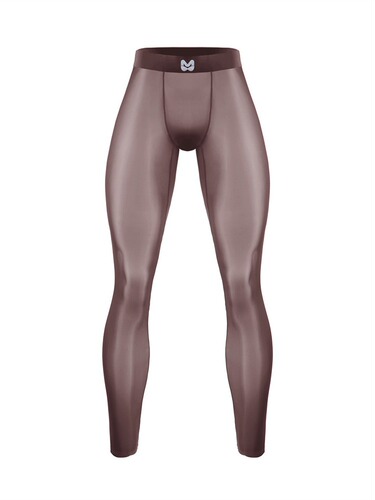 Sweatpants, ice silk, men's shark pants, ultra-thin, perspective, sexy, tight fitness pants, nude-feeling, milk leather pants, mask pants, no trace