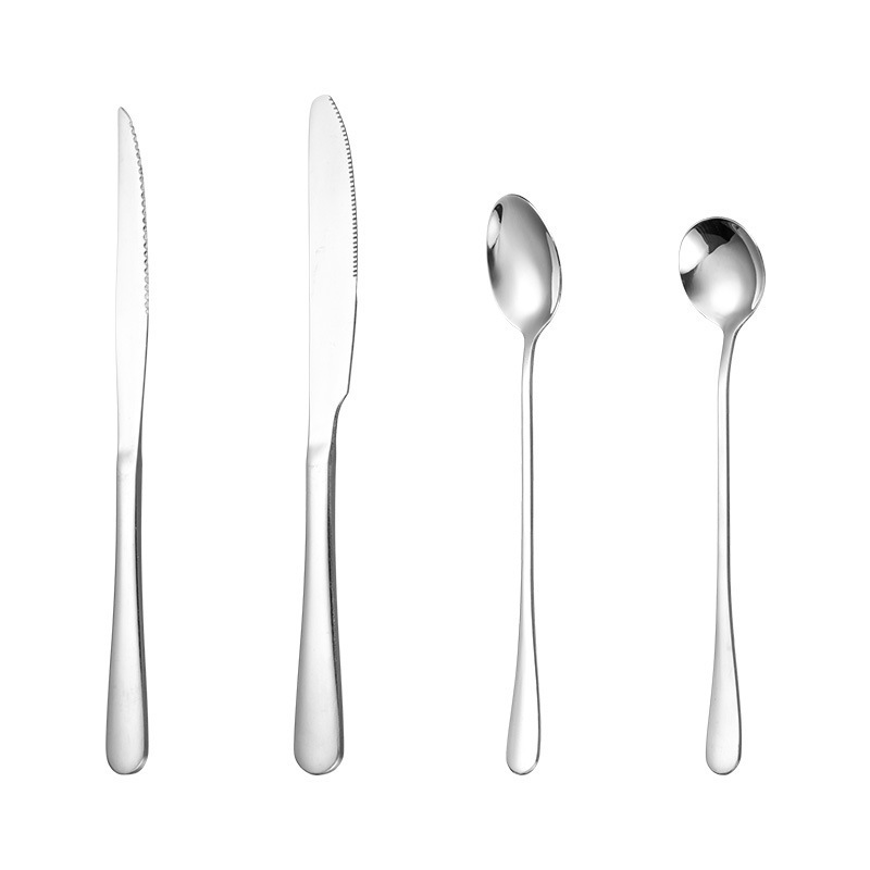 304ステンレス1010西食器ナイフフォークスプーンコーヒー先スプーン丸スプーンステーキナイフスプーン攪拌ホテル用|undefined