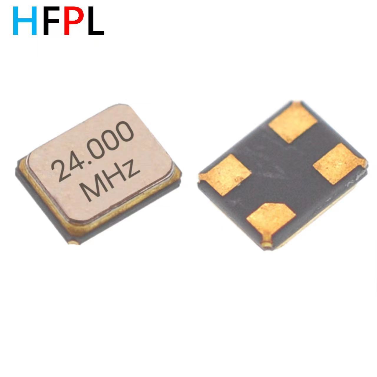 1612  24.000MHZ-7.5PF-10PPM  石英晶振，贴片无源晶振